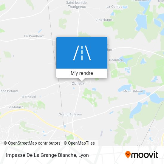 Impasse De La Grange Blanche plan
