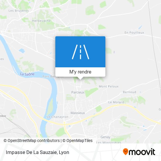 Impasse De La Sauzaie plan