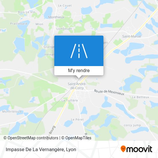 Impasse De La Vernangère plan