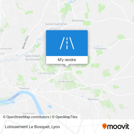 Lotissement Le Bosquet plan