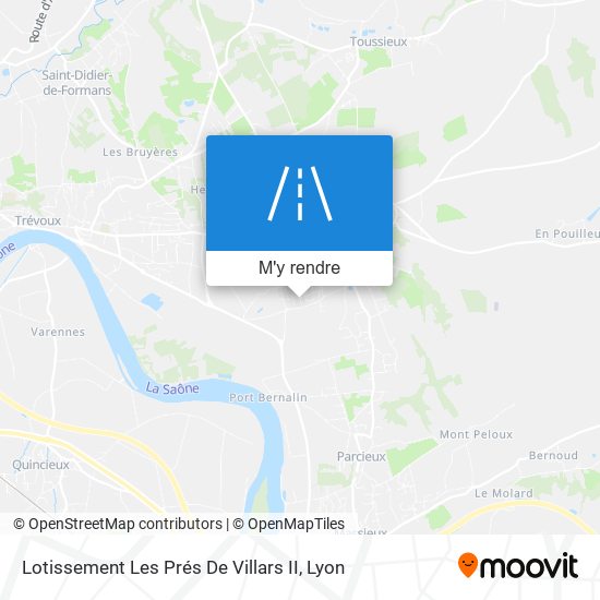 Lotissement Les Prés De Villars II plan
