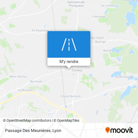 Passage Des Meunières plan