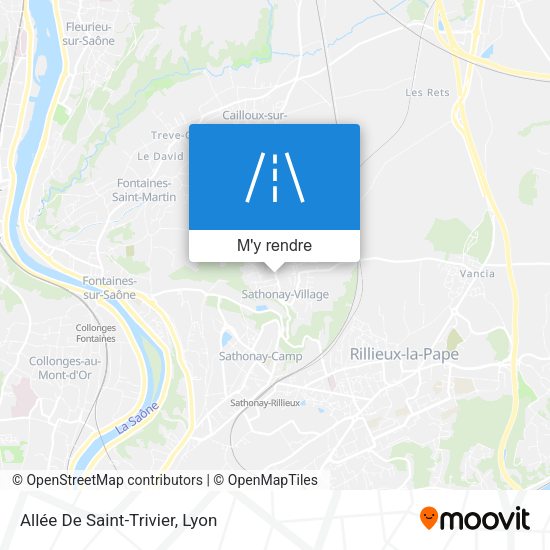 Allée De Saint-Trivier plan