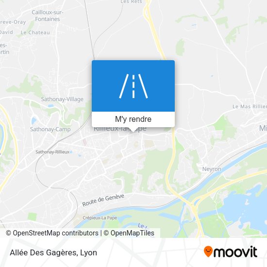 Allée Des Gagères plan