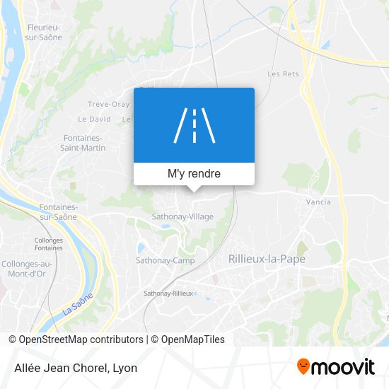 Allée Jean Chorel plan