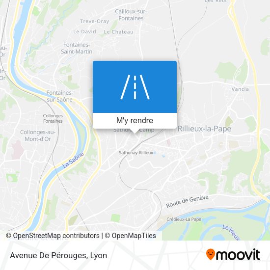 Avenue De Pérouges plan