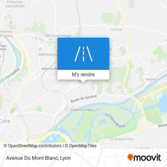 Avenue Du Mont Blanc plan