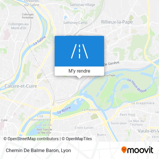 Chemin De Balme Baron plan