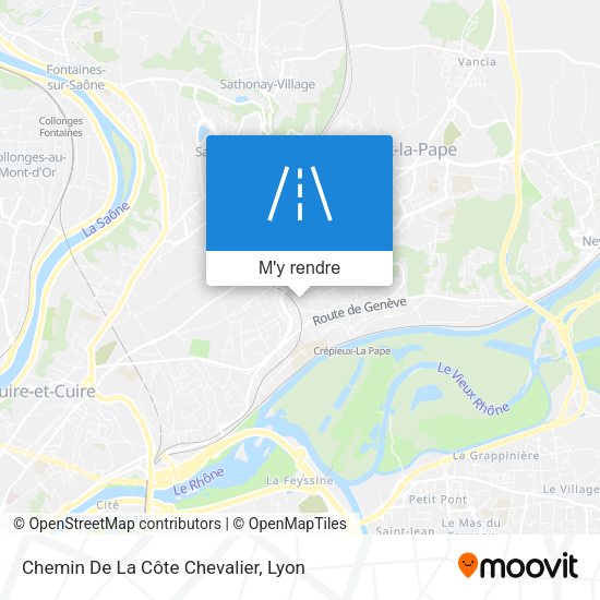 Chemin De La Côte Chevalier plan