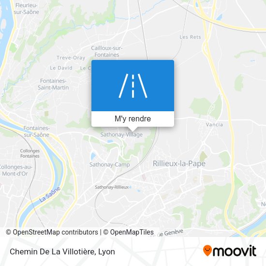 Chemin De La Villotière plan