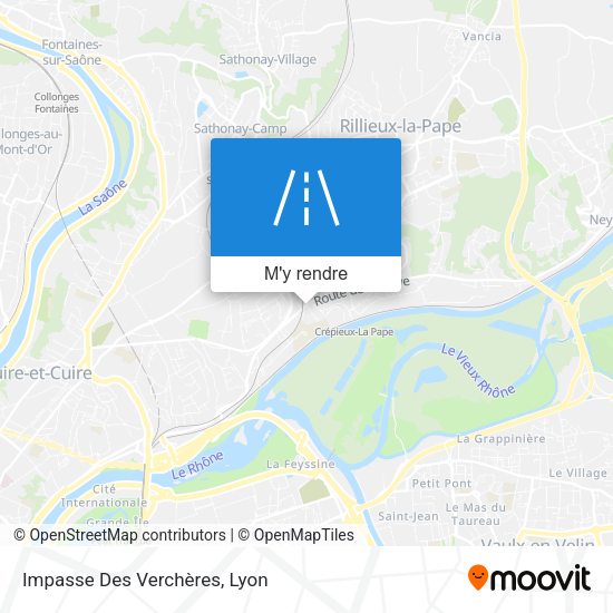 Impasse Des Verchères plan