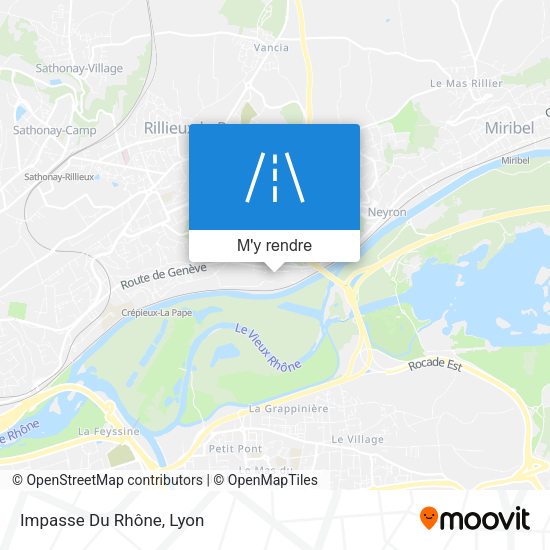Impasse Du Rhône plan