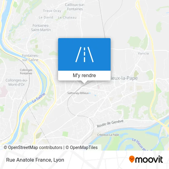 Rue Anatole France plan