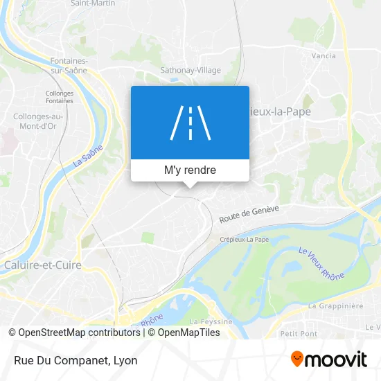 Rue Du Companet plan