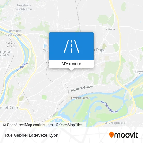 Rue Gabriel Ladevèze plan