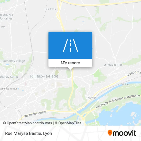Rue Maryse Bastié plan