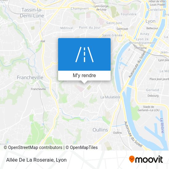 Allée De La Roseraie plan