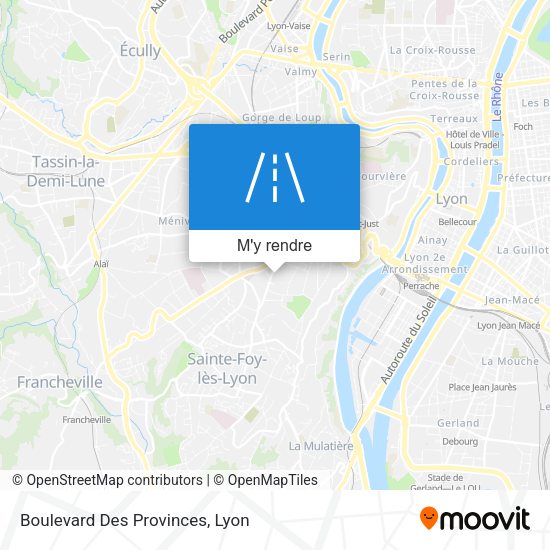 Boulevard Des Provinces plan