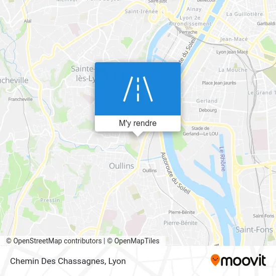 Chemin Des Chassagnes plan