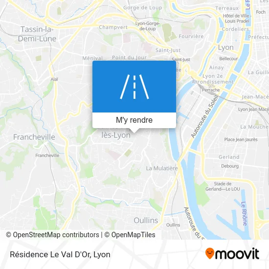 Résidence Le Val D'Or plan