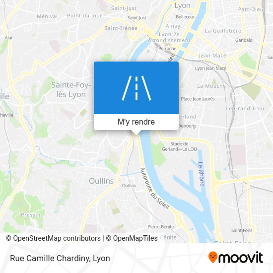 Rue Camille Chardiny plan