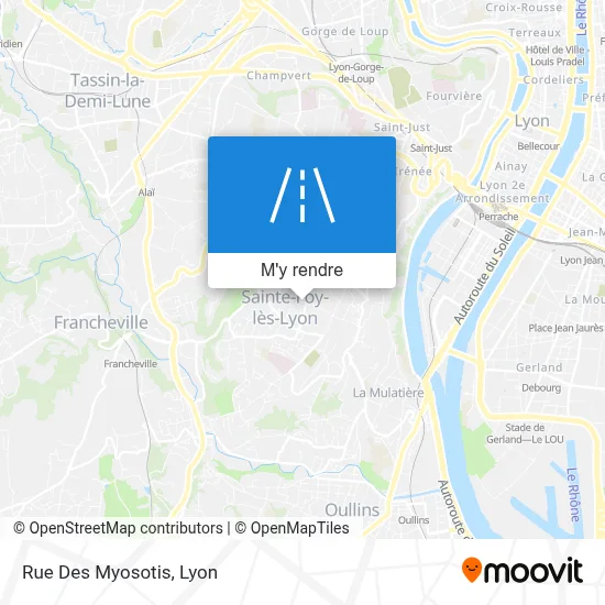 Rue Des Myosotis plan