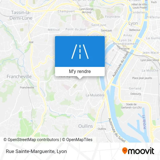 Rue Sainte-Marguerite plan