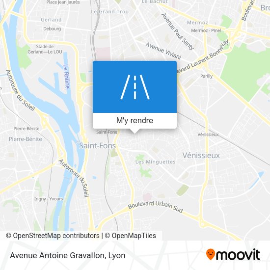Avenue Antoine Gravallon plan