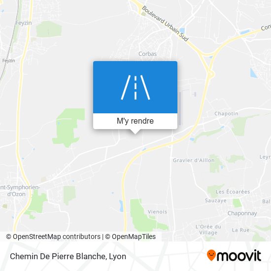 Chemin De Pierre Blanche plan
