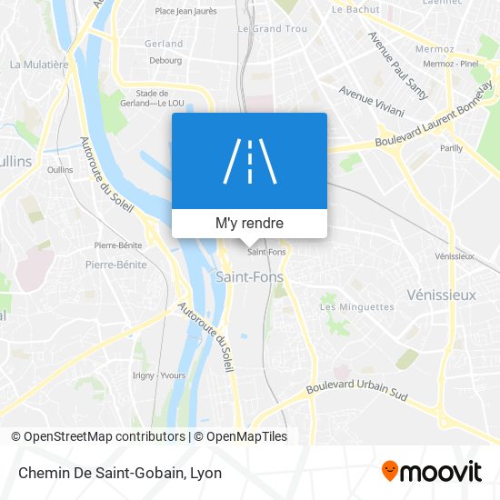 Chemin De Saint-Gobain plan