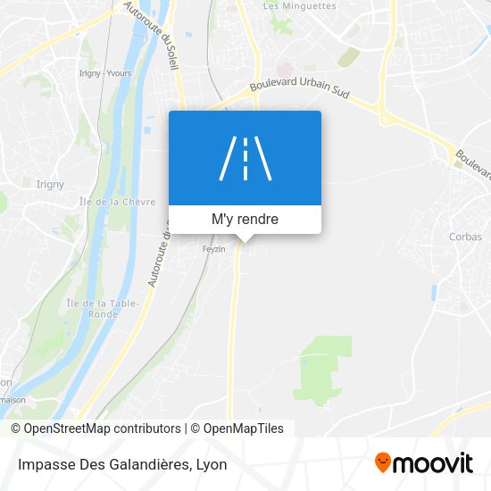 Impasse Des Galandières plan