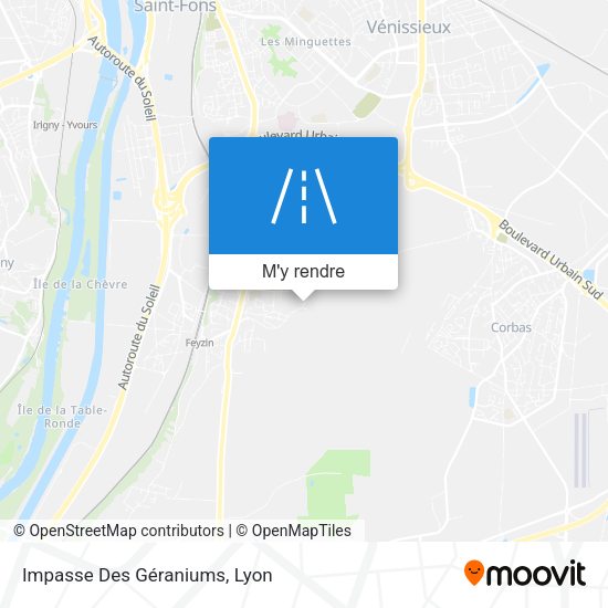Impasse Des Géraniums plan
