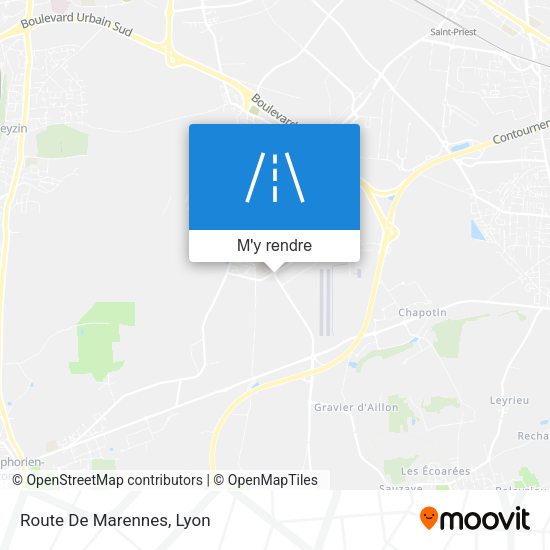 Route De Marennes plan