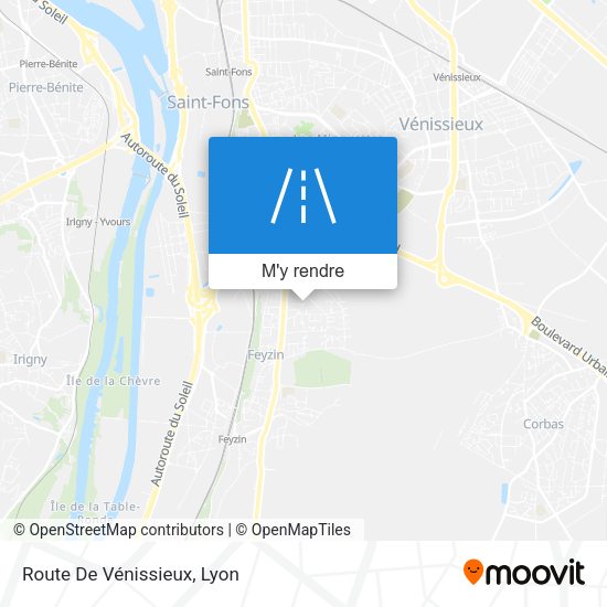 Route De Vénissieux plan