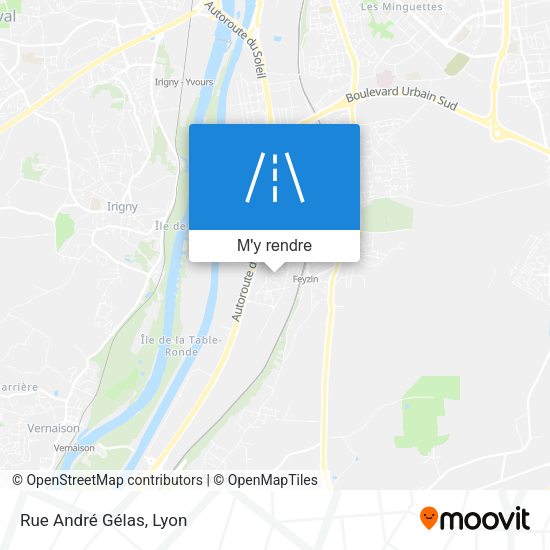 Rue André Gélas plan
