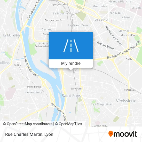 Rue Charles Martin plan