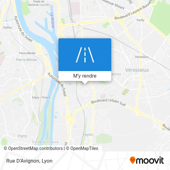 Rue D'Avignon plan