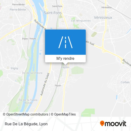 Rue De La Bégude plan