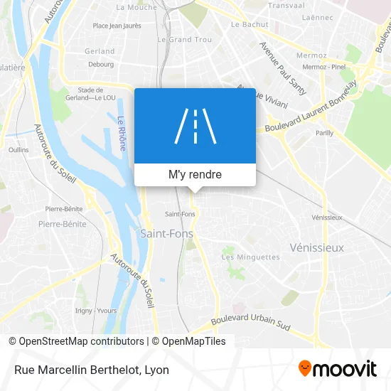 Rue Marcellin Berthelot plan