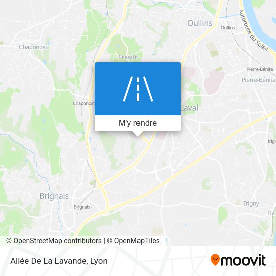 Allée De La Lavande plan