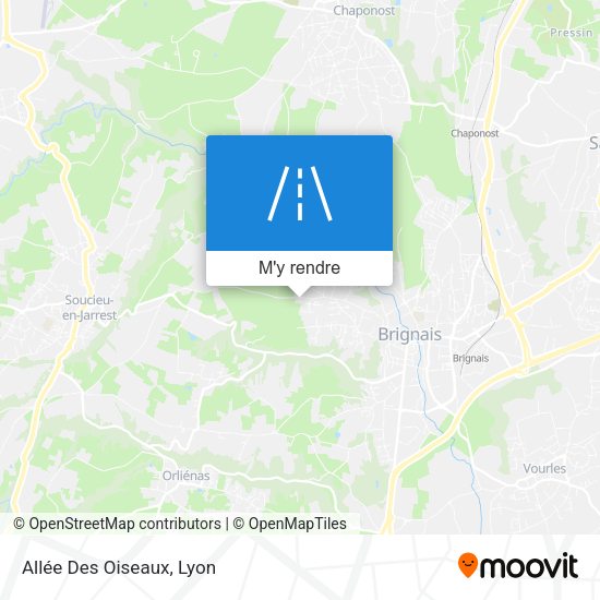 Allée Des Oiseaux plan