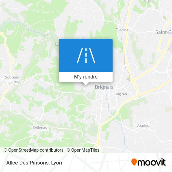 Allée Des Pinsons plan