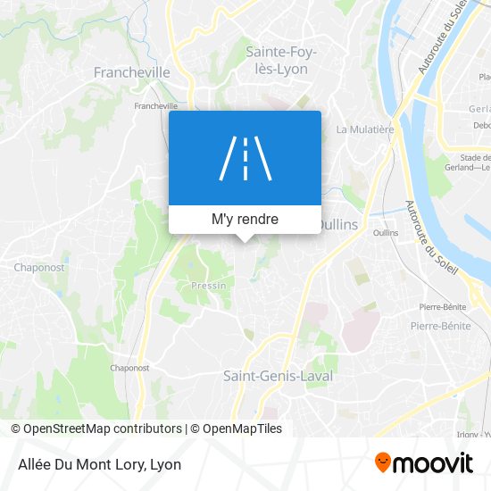 Allée Du Mont Lory plan