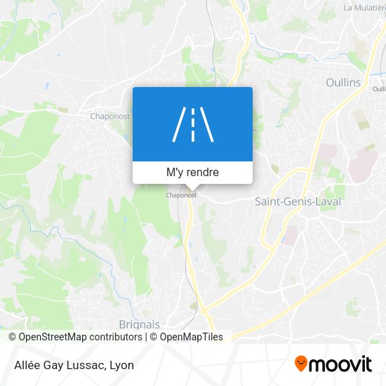 Allée Gay Lussac plan