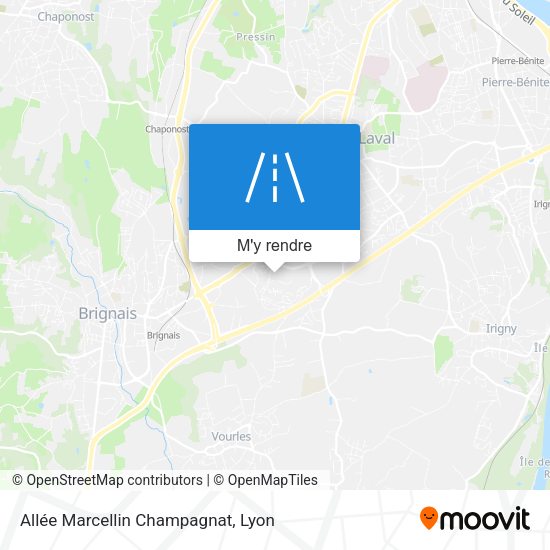 Allée Marcellin Champagnat plan