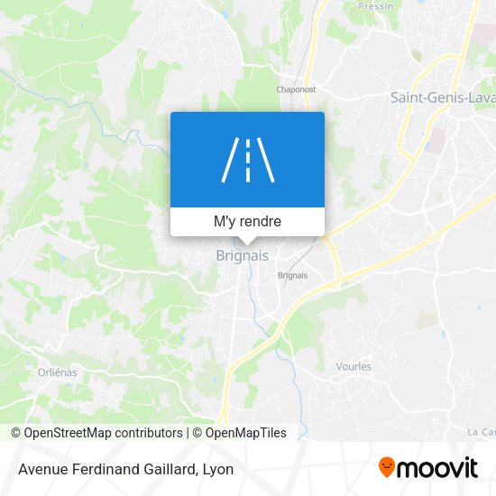 Avenue Ferdinand Gaillard plan