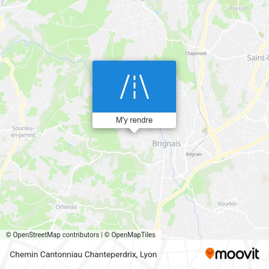 Chemin Cantonniau Chanteperdrix plan