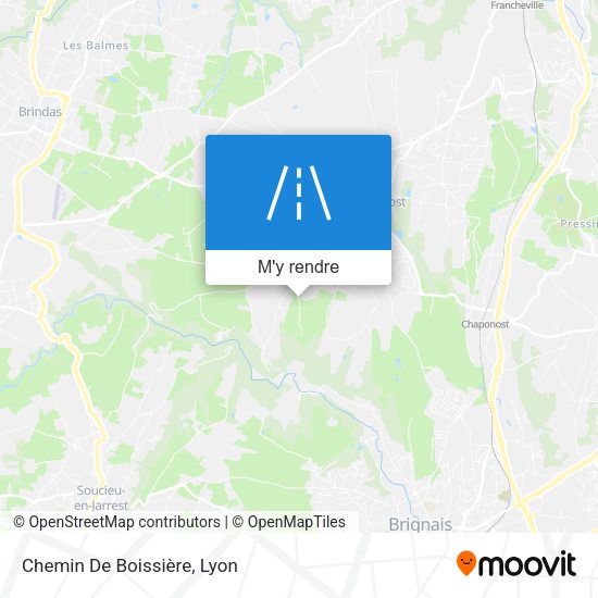 Chemin De Boissière plan