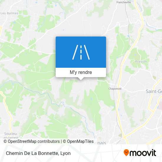 Chemin De La Bonnette plan