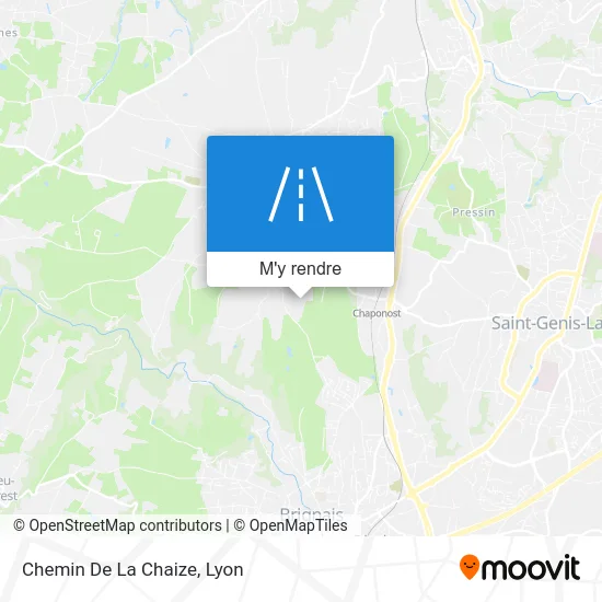 Chemin De La Chaize plan